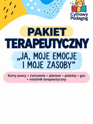 Pakiet terapeutyczny dla klas 1–8 – emocje, stres, samoregulacja i mocne strony.